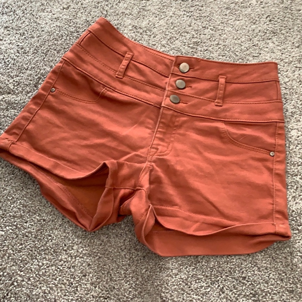 High waisted cheeky shorts